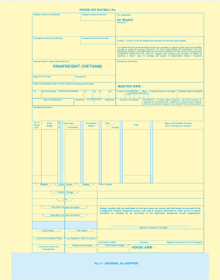 Air Waybill