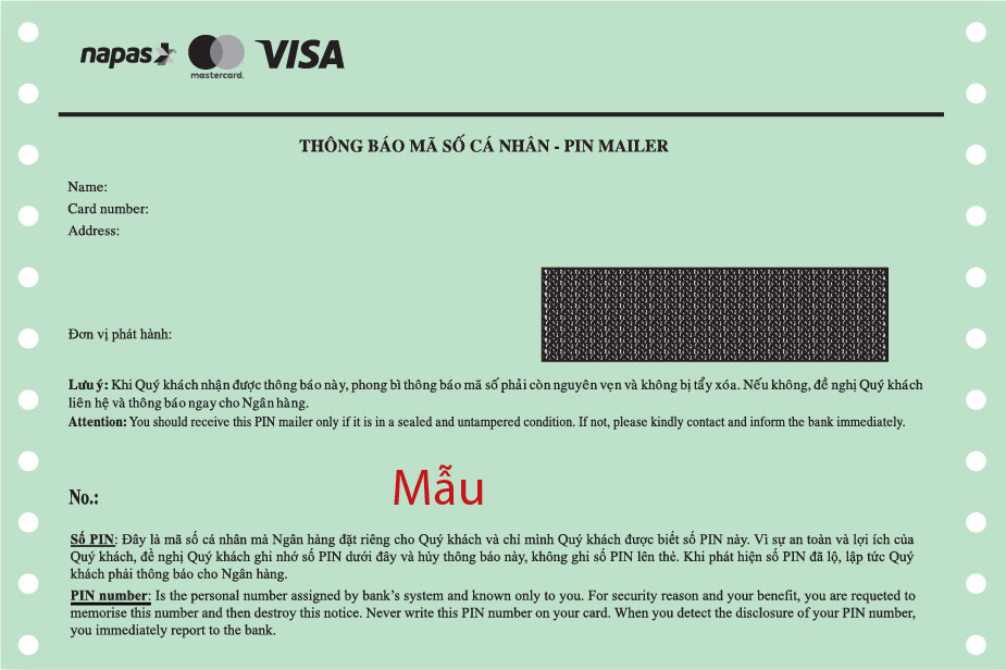 PIN MAILER